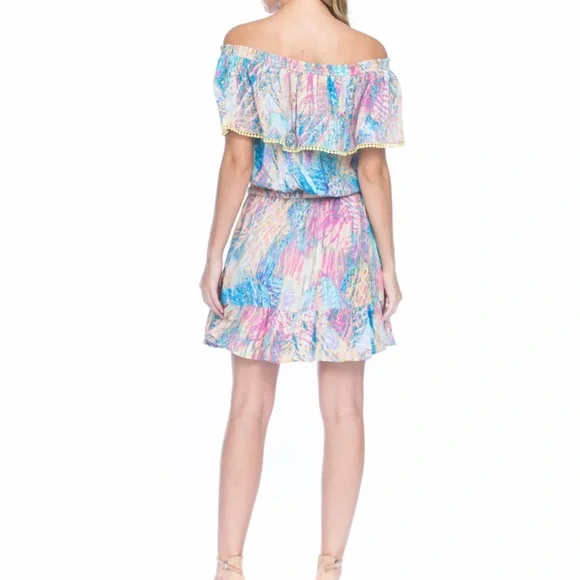 The “Radhi dress” in “splash” by Tolani. Size small. - Picture 2 of 13